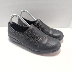 Clarks Collection Ashland Effie Flats Comfort Walking Shoes Women's 8